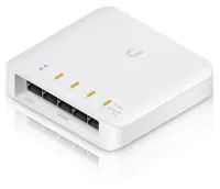 Ubiquiti UniFi Switch Flex — 5 портов Gbit RJ45, 1 вход PoE 802.3bt, 4 выхода PoE 802.3af для улицы (1 of 6)