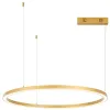 IMMAX NEO FINO NEW SMART lampada a sospensione 1 cerchio 80cm 60W oro Zigbee 3.0 TUYA thumbnail (1 of 8)