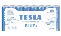 Батарейки TESLA BLUE+ Zinc Carbon AA (фольга-карандаш R06) 24 шт. (1 of 1)