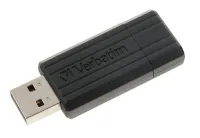 Tiomántán Flash VERBATIM Stóráil 'n' Go PinStripe 8GB USB 2.0 dubh (1 of 2)