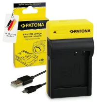 Charger PATONA Grianghraf Panasonic DMW-BLG10 USB caol (1 of 2)