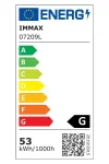 IMMAX NEO PASTEL SLIM SMART stropna svetilka 60 x 7cm 53W črna Zigbee 3.0 TUYA thumbnail (3 of 3)