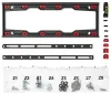 NEDIS sienas stiprinājuma televizors ģipškartonam 23 - 55" kravnesība 35 kg attālums no sienas 28 mm fiksēts tērauds melns thumbnail (2 of 2)