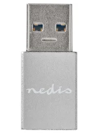 NEDIS PROFIGOLD USB-A USB 3.2 Gen 1 адаптер USB-A щепсел - USB-C гнездо алуминиева сребърна КУТИЯ (1 of 3)