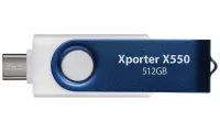 PATRIOT Xporter X550 512 GB A tipa USB + C tipa USB USB 3.2 Gen 1 balti zils (1 of 4)