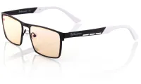 AROZZI Gaming-Brille VISIONE VX-800 Schwarze schwarze und weiße Rahmen aus bernsteinfarbenem Glas (1 of 6)