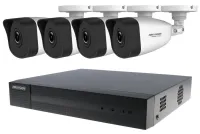 HIKVISION HiWatch KIT bullet 4Mpix 1x NVR HWN-2104MH-4P(C) 4x IP camera HWI-B140H(C) POE+ HDMI VGA LAN SATA (1 of 12)