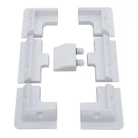 Supports ABS Solarmi pour panneaux solaires caravane avec passe-fil - blanc (lot de 7) (1 of 1)