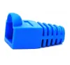 RJ45 connector protection blue (bubble)