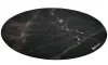 AROZZI Zona Floorpad Black Marble Захисна накладка на підлогу кругла, діаметр 121 см, дизайн чорний мармур