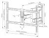 Neomounts WL40-550BL16 Stenski nosilec zaslona 40-65" 3 zatiči VESA 600X400 nosilnost 40kg črn thumbnail (7 of 7)