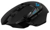 Logitech gamingmuis G502 LIGHTSPEED draadloos optisch 11 knoppen 16000dpi USB zwart thumbnail (2 of 5)