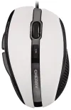 Mouse CHERRY MC 3000 USB com fio ergonômico branco