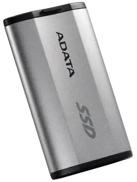 ADATA SD810 2TB SSD išorinis USB 3.2 Type-C 2000MB su skaitymo rašymo funkcija sidabro pilka (1 of 5)