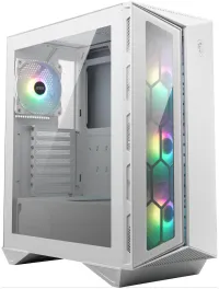 MSI Cabinet MPG GUNGNIR 110R WHITE ouni Stroumversuergung lénks temperéiert Glas 4x 120 mm ARGB Fan 1x USB-C 2x USB 3.0 wäiss (1 of 8)