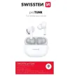 Écouteurs Bluetooth TWS Swissten pour Tune Blanc thumbnail (2 of 2)