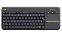 Logitech tastatur K400 Plus Trådløs 2,4GHz Touchpad USB-modtager CZ Sort (1 of 3)