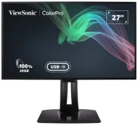 ViewSonic VP2768A-4K 27 дюймов IPS 16:9 3840x2160 6 мс 350 кд м2 DP 2xHDMI USB USB-C RJ45ˇ PIVOT (1 of 8)