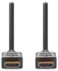 Кабель NEDIS High Speed ​​​​HDMI 1.4 з позолоченими роз'ємами HDMI-HDMI Ethernet 4K@30Hz чорний оптом 5м (1 of 2)