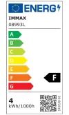 IMMAX LED podlahová lampa TIT 6W DC 12V 05A 100-240 VAC 400lm CCT černá se zlatými prvky thumbnail (5 of 5)