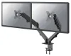 Neomounts DS70-700BL2 Supporto display da tavolo 17-27" Morsetto VESA 100X100 capacità di carico 2x7kg pistone a gas 2 display nero thumbnail (1 of 7)