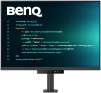 BENQ 28" IPS LED RD280UA 3840x2560 1200:1 5ms 350 cdm HDMI DP USB-C Daisy grandinės sukimosi aukštis reguliuojamas juodas (1 of 7)