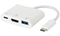 Многопортовый AV-адаптер ESTUFF USB-C для Macbook Pro HDMI (4kx2k) + USB3.0 + порт USB-C для зарядки (1 of 1)