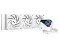 DEEPCOOL воден охладител LT720 3x120 мм вентилатор ARGB Intel и AMD бял (1 of 2)