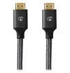 NEDIS PROFIGOLD Ultra High Speed ​​καλώδιο HDMI 2.1 8K@60H επίχρυσες υποδοχές HDMI-HDMI βαμβακερό ανθρακί BOX 2m