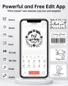 IMMAX digital bluetooth SMART label printer print resolution 203 dpi USB-C + self-adhesive labels DTS03 thumbnail (4 of 4)