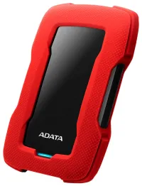 ADATA Durable Lite HD330 1TB HDD extern 25" USB 3.1 röd (1 of 2)