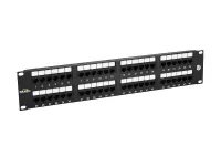 Solarix 19" Patch panel 48 x RJ45 CAT5E UTP 150 MHz černý 2U SX48-5E-UTP-BK (1 of 1)