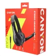 CANYON Headset HSC-1 liicht 3,5 mm TRRS Jack schwaarz thumbnail (5 of 5)