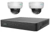Uniarch by Uniview KIT ​​Dome Camera system 2x IPC-D122-PF28 1x NVR-108E2-P8