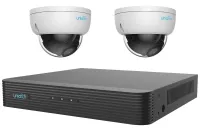 Uniarch by Uniview KIT ​​Sistema di telecamere Dome 2x IPC-D122-PF28 1x NVR-108E2-P8 (1 of 4)