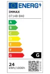 IMMAX NEO LITE AREAS SMART lubinis šviestuvas 40cm 24W juodas TUYA Wi-Fi thumbnail (3 of 3)