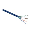 Cabo PLANET Fio FTP Cat 6A 4p 500MHz LS0H blindado cada par Planet Elite azul Dca (pacote de 500m)