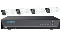 Reolink NVS8-8MB4 set de grabador de vídeo y 4 cámaras IP P330 8x PoE, incluido disco duro de 2 TB (máx. 2 x 6 TB) VGA HDMI cámaras IP 8 (1 of 4)