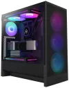 Корпус NZXT H5 Flow RGB Edition 1x360 мм RGB основний вентилятор 1x120 мм USB 3.0 USB-C 3.1 прозора бічна сітка чорна thumbnail (1 of 6)