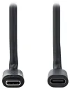 NEDIS удължителен кабел USB 3.2 Gen 1 USB-C щепсел - USB-C гнездо кръгъл черен 1м thumbnail (1 of 2)