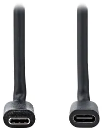 NEDIS удължителен кабел USB 3.2 Gen 1 USB-C щепсел - USB-C гнездо кръгъл черен 1м (1 of 2)