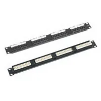 XtendLan Patchpanel 19" 24 Ports Cat6 30u Au 110 (1 of 1)