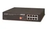 Planet GSD-804Pv2 комутатор PoE 8x1000B-T 4x PoE IEEE 802.3at до 60W розширений режим 10Mb без вентилятора