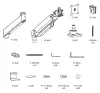 Neomounts Select NM-D775WHITEPLUS Support incurvé. présentoir de table 10-49" pince VESA 100X100 capacité de charge 10kg piston à gaz blanc thumbnail (6 of 6)