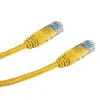 Патч-кабель DATACOM UTP CAT6 0,5м жовтий