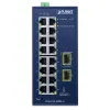 Planet IGS-4215-16T2S-U przemysłowy przełącznik L2 16x1Gb 2x1Gb SFP podwójny 9-48VDC -40~75°C 1x port żeński Micro-USB IP30 thumbnail (2 of 3)