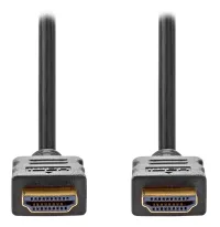 Высокоскоростной кабель NEDIS HDMI 2.0 с Ethernet 4K@60Гц позолоченные разъемы HDMI-HDMI черный объем 1,5м (1 of 2)