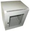 Gabinete XtendLan 10" 9U 140x350 cinza envidraçado