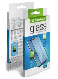 Verre de protection COLORWAY Glass 9H Colle FC Apple iPhone 16 Pro noir (1 of 1)