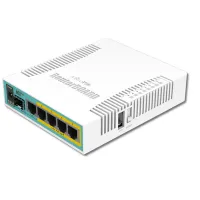 MikroTik RouterBOARD RB960PGS heX PoE 800 MHz CPU 128 Mo RAM 5xGLAN USB L4 PSU (1 of 4)